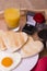 Valentine Breakfast on a Tray With Diamond Ring