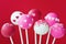 Valentine cake pops