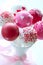 Valentine cake pops