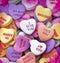 Valentine candy sweets