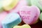 Valentine candy sweets