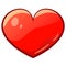 Valentine cartoon drawing heart