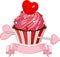 Valentine cupcake