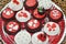 Valentine cupcakes