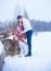 Valentine day 14 februaryÐ± couple outdoor portrait