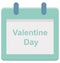 Valentine day, happy, love Special Event day Vector icon that can be easily modified or edit.