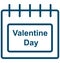 Valentine day, happy, love Special Event day Vector icon that can be easily modified or edit.