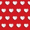 Valentine Day Heart Seamless Pattern Background