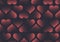 Valentine Day Seamless Background Vector Stipple Classic Heart Red Black Pattern