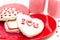 Valentine Decorated Cookies