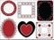 Valentine Frame of Tags With Gingham Trim