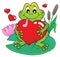 Valentine frog theme image 2