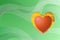 Valentine green background