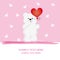 Valentine greeting card