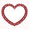 Valentine heart decorative frame