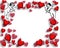 Valentine Hearts and Cupids Border