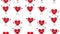 Valentine Love Heart characters - looped seamless background