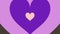 Valentine Love Heart infinite heart transition element background.