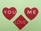 Valentine or love image with handwritten text