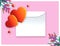 Valentine mockup with envelope