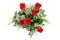 Valentine: Overhead View Of Rose Bouquet