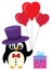 Valentine penguin topic image 1