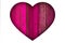 Valentine red pink heart wood texture isolated