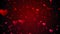 Valentine\\\'s day abstract background  flying red hearts and particles valentines background concept. 3d rendering