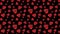 Valentine`s day abstract background of hearts with dimensional shading effect