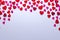 Valentine's Day Background With Red Heart Shape On White Background , Valentine's Day Concert