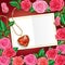 Valentine`s Day With Beautiful Roses and Necklet.