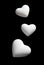 Valentine\'s Day blank white Hearts