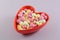 Valentine\\\'s Day candy coated chocolate snack