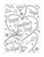 Valentine`s Day coloring page