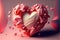 Valentine\\\'s Day concept, 14th February Love Day. Generative AI