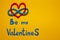 Valentine`s Day concept, polyamory symbol