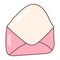 valentine's day envelope date love icon element