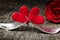Valentine`s day, forks, heart, Rose