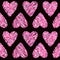 Valentine\'s Day Heart Glitter Pattern