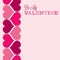 Valentine\'s Day heart line card