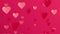 Valentine`s day heart video background.