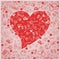 Valentine`s Day love - Hearts - Doodles collection