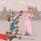 Valentine\'s Day of musketeer