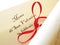 Valentine\'s day parchment.