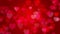 Valentine`s day red hearts vdo 3d animation