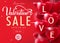 Valentine`s Day Sale Special Offer Lovely Promotional Poster Design