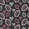 Valentine`s day seamless pattern with romantic elements.