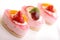 Valentine\'s day theme - Cake with fresh fruits