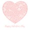 Valentine`s Day vector element, romantic creative hearts