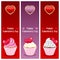 Valentine s Day Vertical Banners